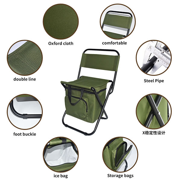 Fishing Chair with Cooler Bag - ZheJiang Kaisi Outdoor Products Co.,Ltd