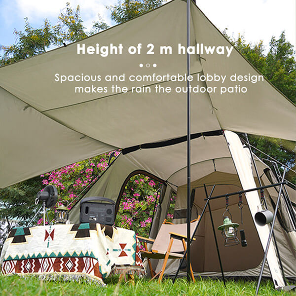 4-8 People Double Layer Camping Tent - ZheJiang Kaisi Outdoor Products ...